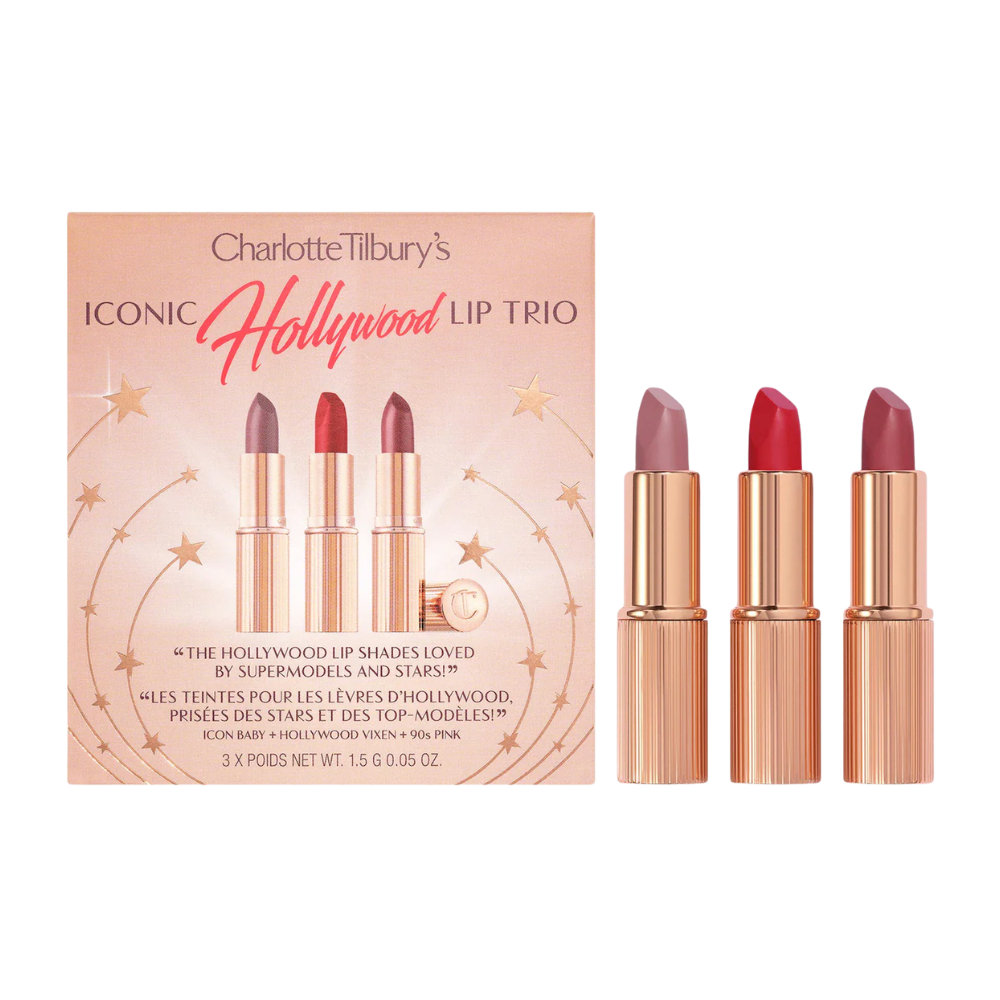 Charlotte Tilbury Iconic Mini Lip Trio (Set de Mini Labiales Icónicos)