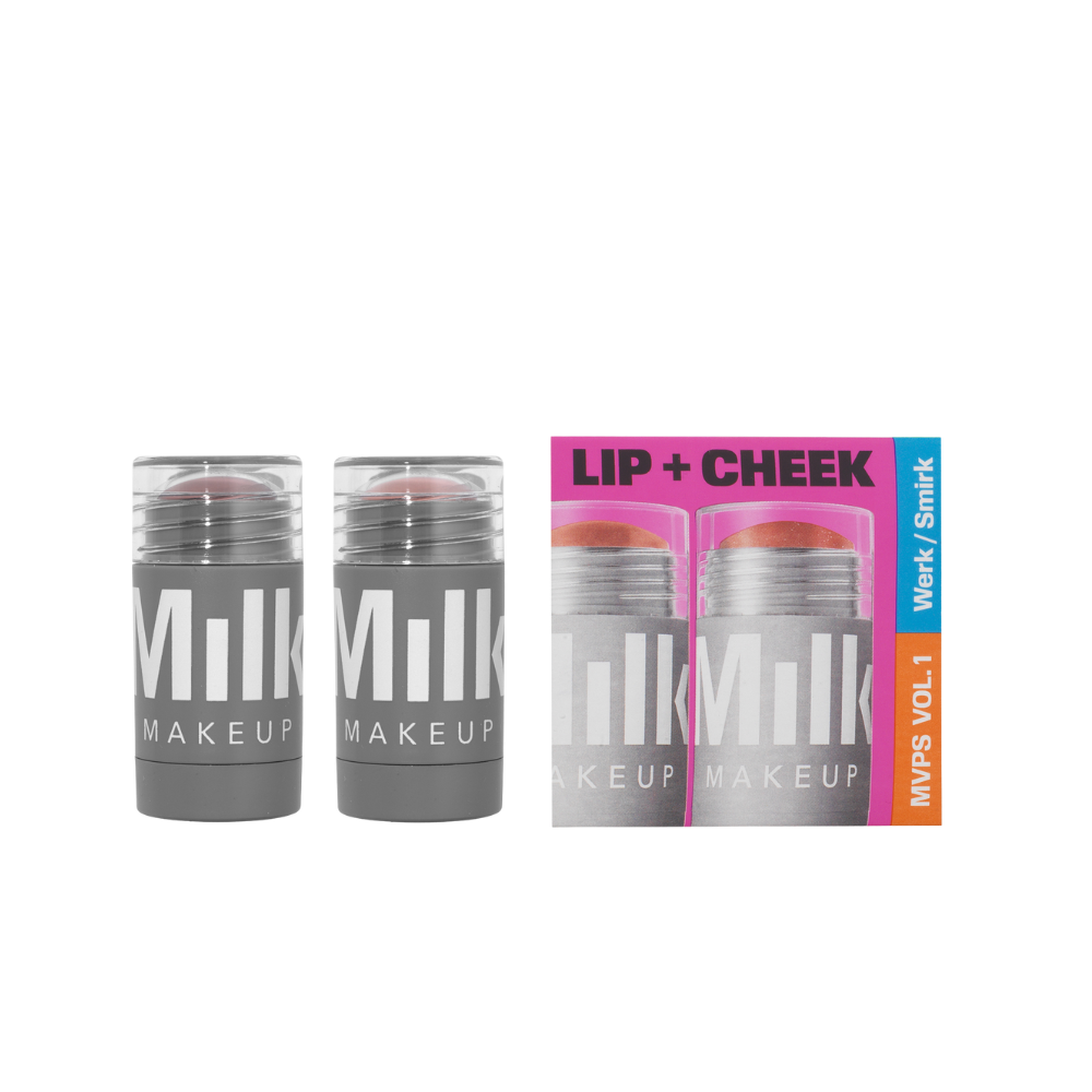 Milk Makeup Lip + Cheek Duo Rally /Quirk – Rubor y Bálsamo Labial 2 piezas