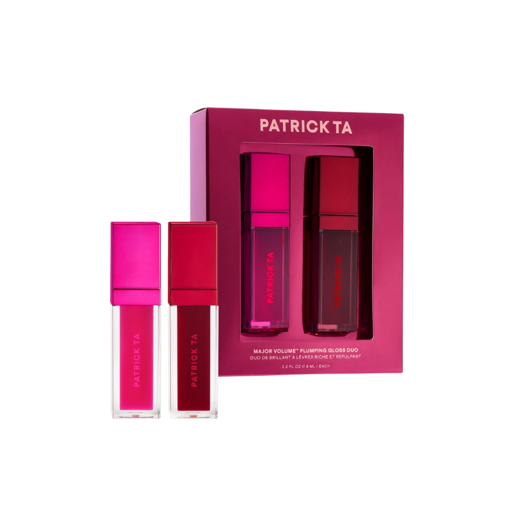 Patrick Ta Plumping Gloss Duo – Set de Brillos Voluminizadores 2 piezas