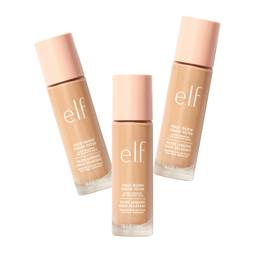 Lote 3 piezas ELF Halo Glow Liquid Filter (tonos medios)