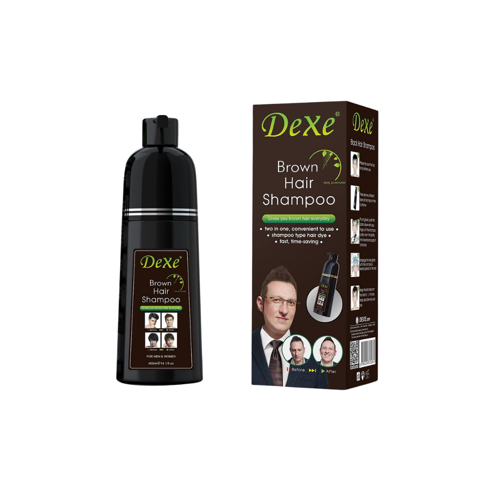 DEXE Brown Hair Shampoo Brown 400ml – Shampoo Colorante Castaño