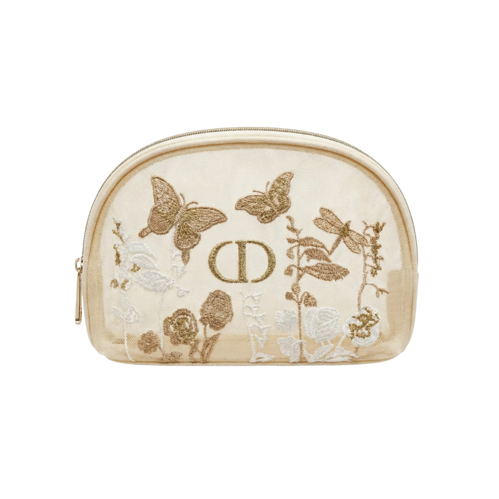 Dior Limited Edition Makeup Bag 2025 – Estuche de Maquillaje Bordado