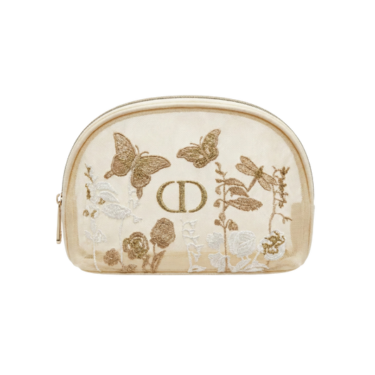 Dior Limited Edition Makeup Bag 2025 – Estuche de Maquillaje Bordado
