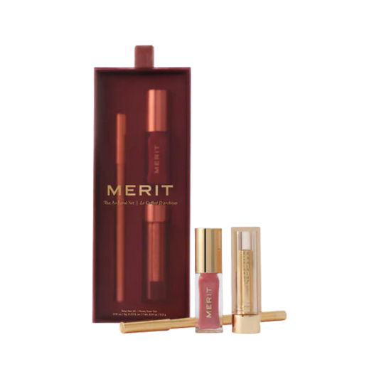 MERIT – The Archival Set (Lipstick + Lip Liner + Lip Oil)