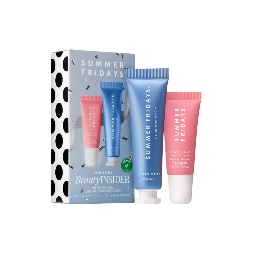 Summer Fridays Happy Birthday Set – Set Hidratante para Labios y Piel