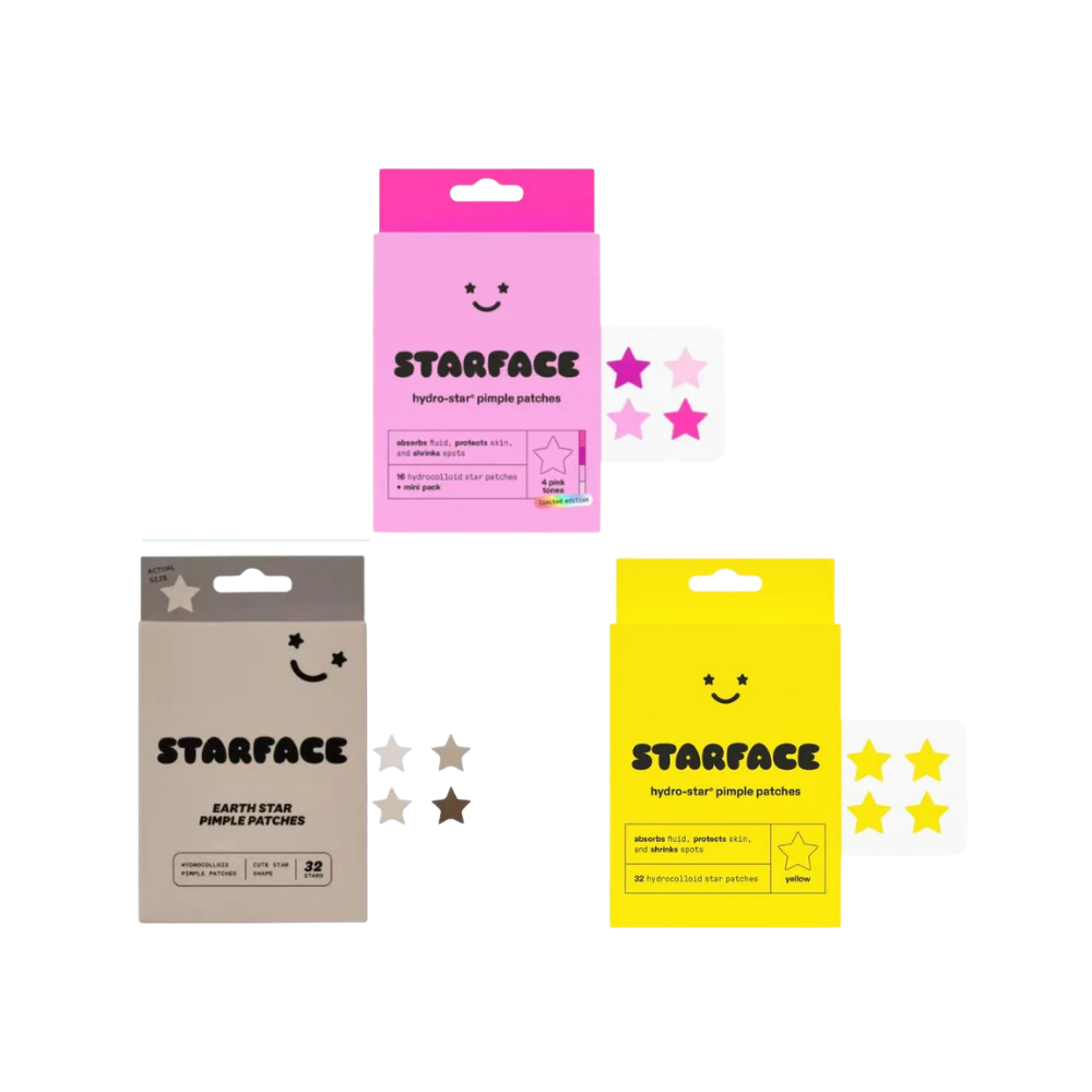 Mayoreo STARFACE Pimple Patches 16 Parches - Tonos Variados