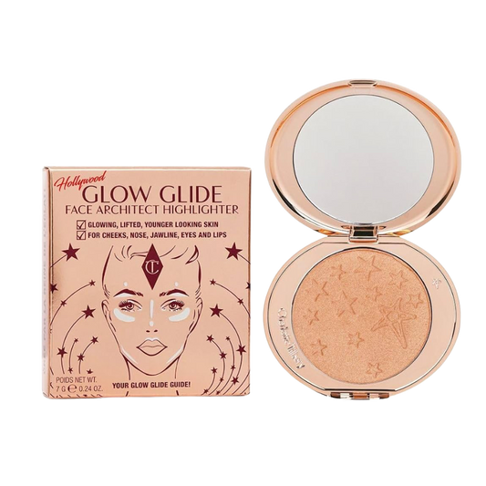 Charlotte Tilbury Glow Glide Face Architect Highlighter – Iluminador en Polvo Satinado